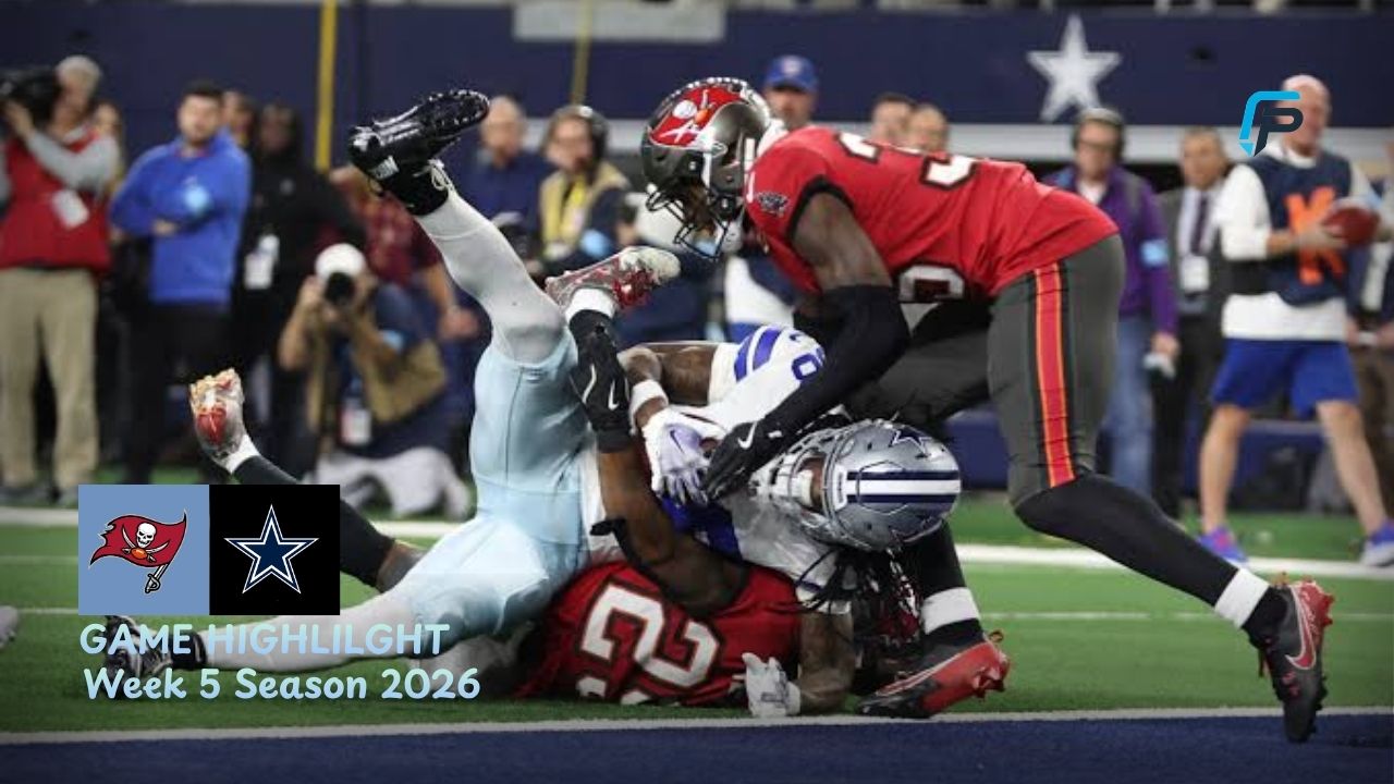 Tampa Bay Buccaneers vs Dallas Cowboys Match Player Stats